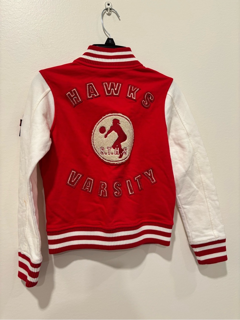 True Religion Red and White Varsity Jacket - Picture 5 of 6